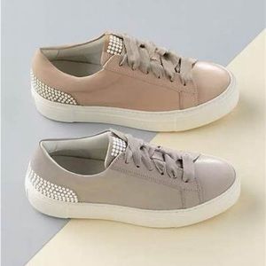 AGL Attilio Giusti Leombruni Pearl Embellished Sneaker 38
